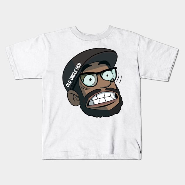 Scared Uncle Ned Kids T-Shirt by OldUncleNed